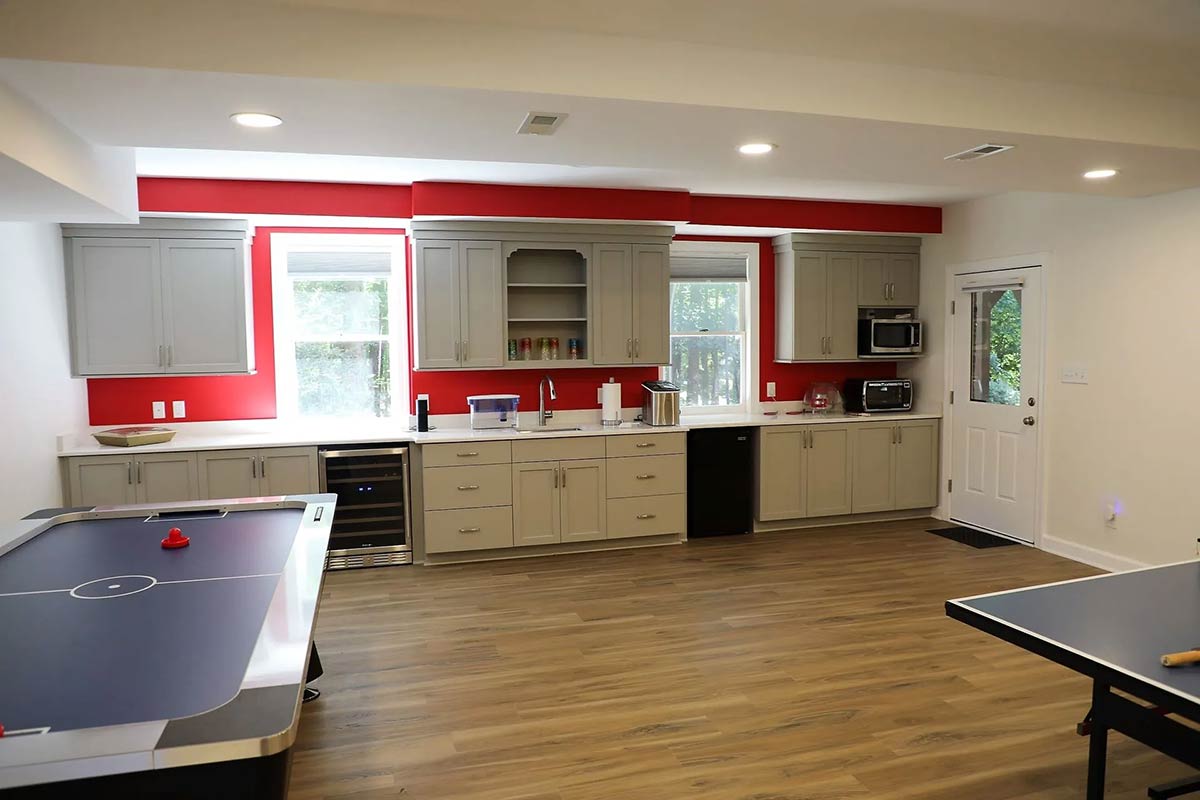 Photo of kitchen expansion and remodel