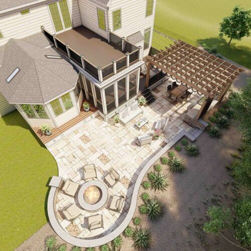 Rendering Of Exterior House Design