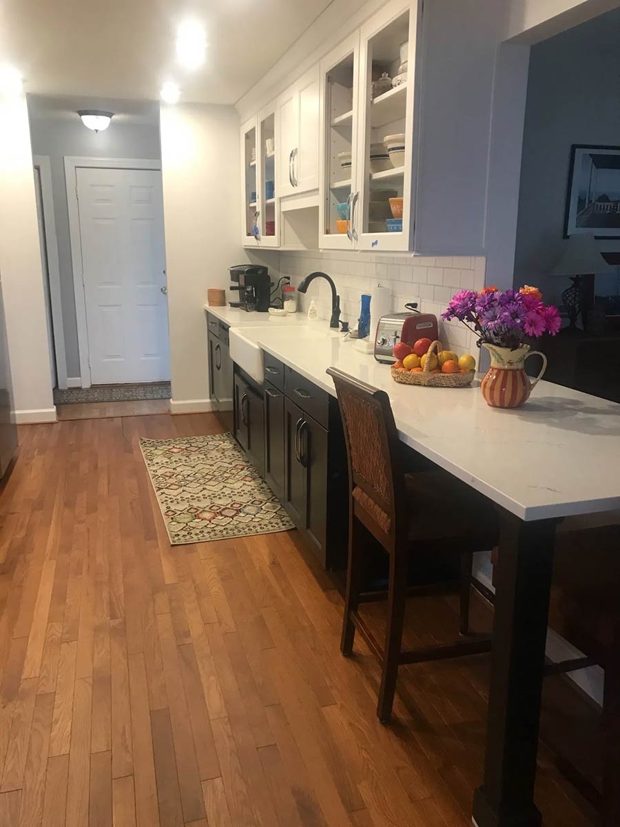 Photo of kitchen remodel