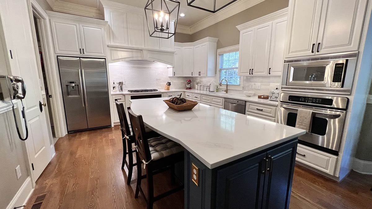 Photo of kitchen remodel general contractor Cary, NC