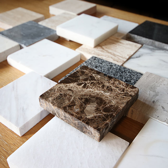 Photo of stone tile samples